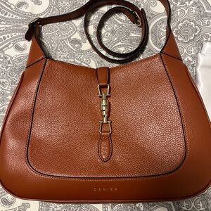 DANIER shoulder bag, real leather
